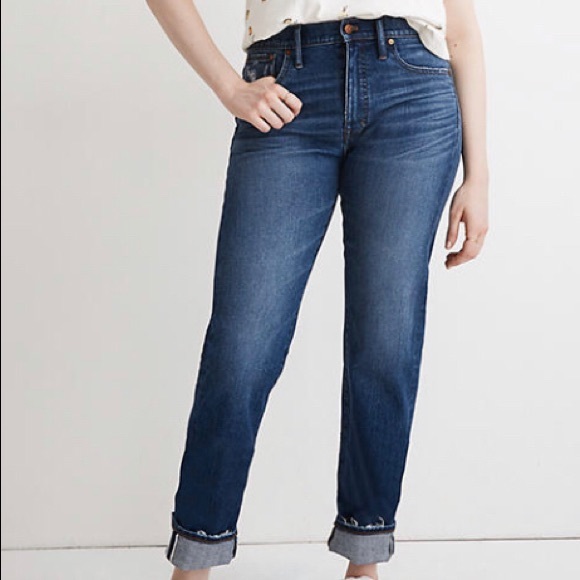 madewell classic straight jeans selvedge edition